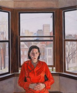 2001 Self-portrait, Bold St. 30 x 25 Oil on linen -compressed