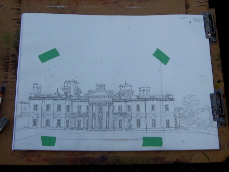 Completed Dundurn Castle Sketch