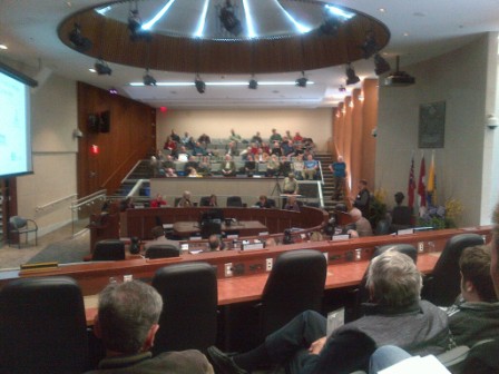 Council Chambers at Hamilton City Hall