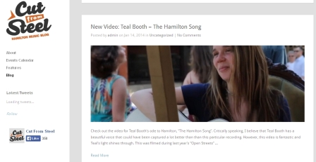 Blog - Cut from Steel