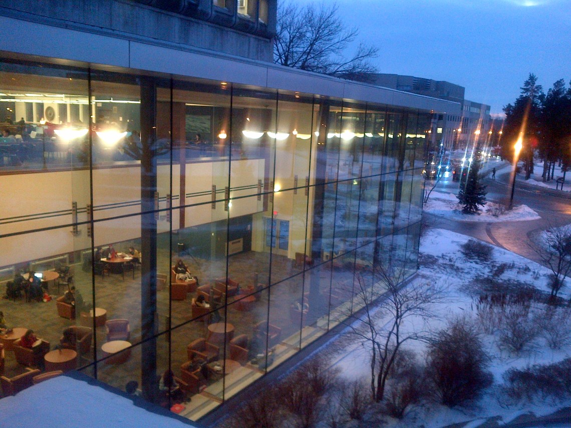 Outside HSC Building - Campus