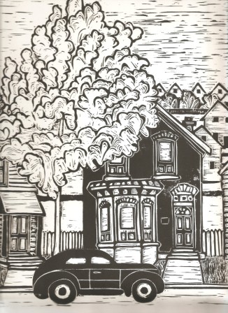 Hamilton House with Car