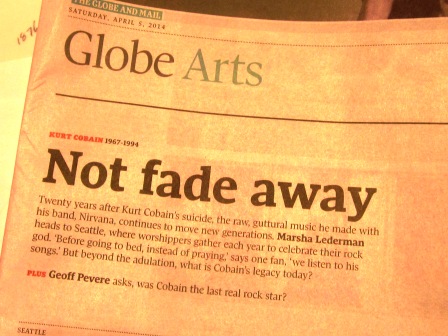 Kirk Cobain dies 20 yrs ago