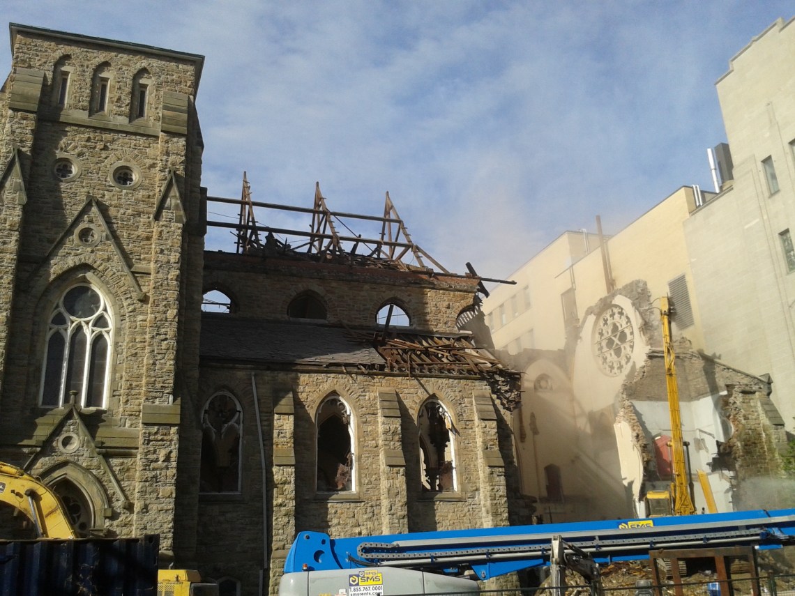 James St. Baptist Church Demolition
