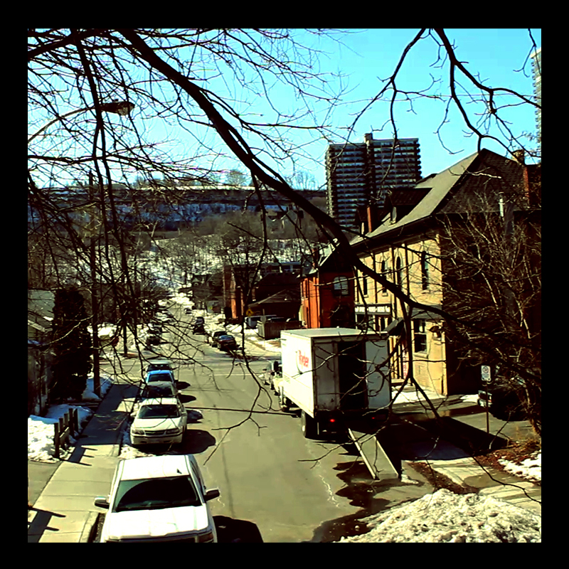 Young and Ferguson, Hamilton's Corktown.  Photo by @erskinec