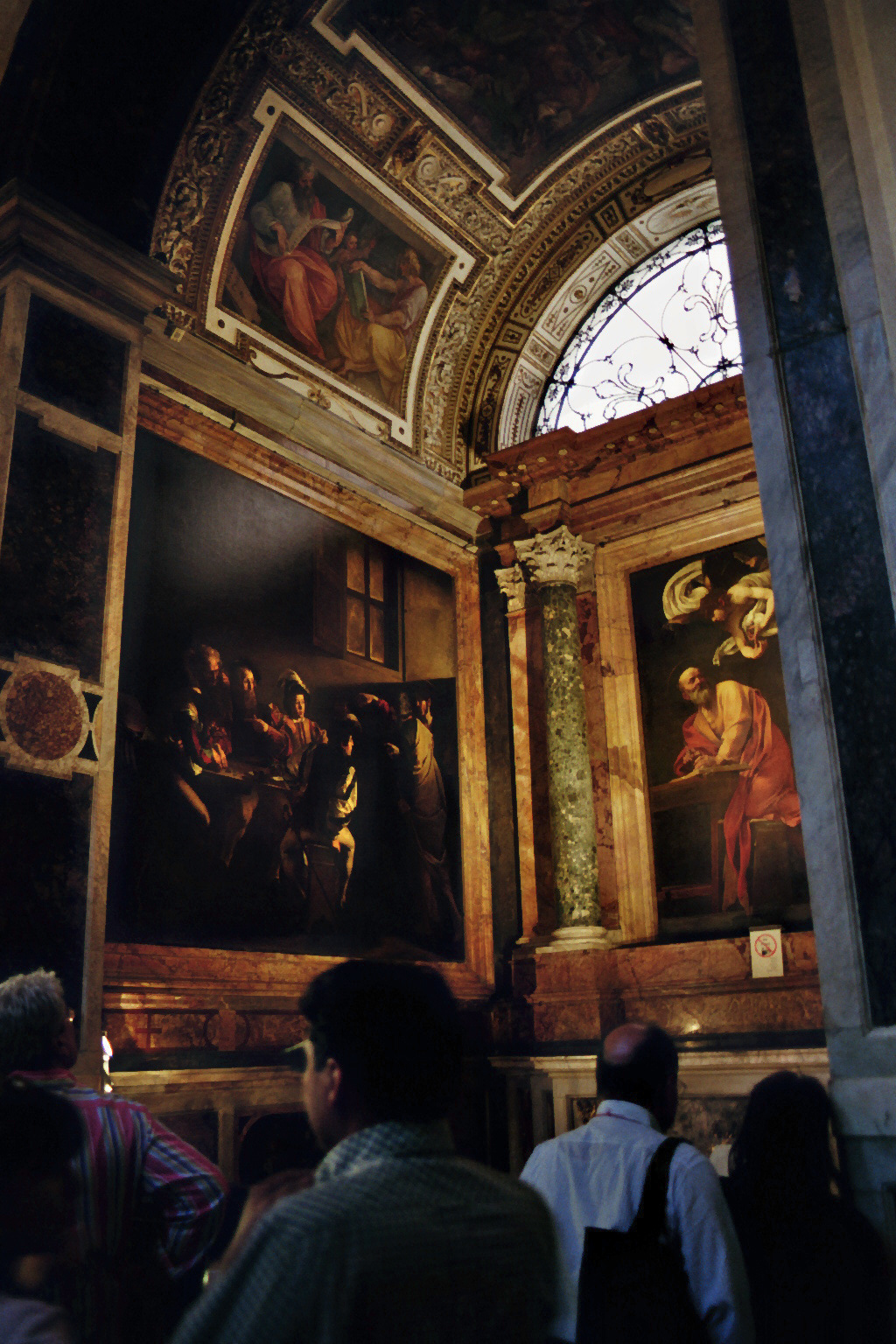 Calling of Saint Matthew and Inspiration of St. Matthew. Photo by @erskinec