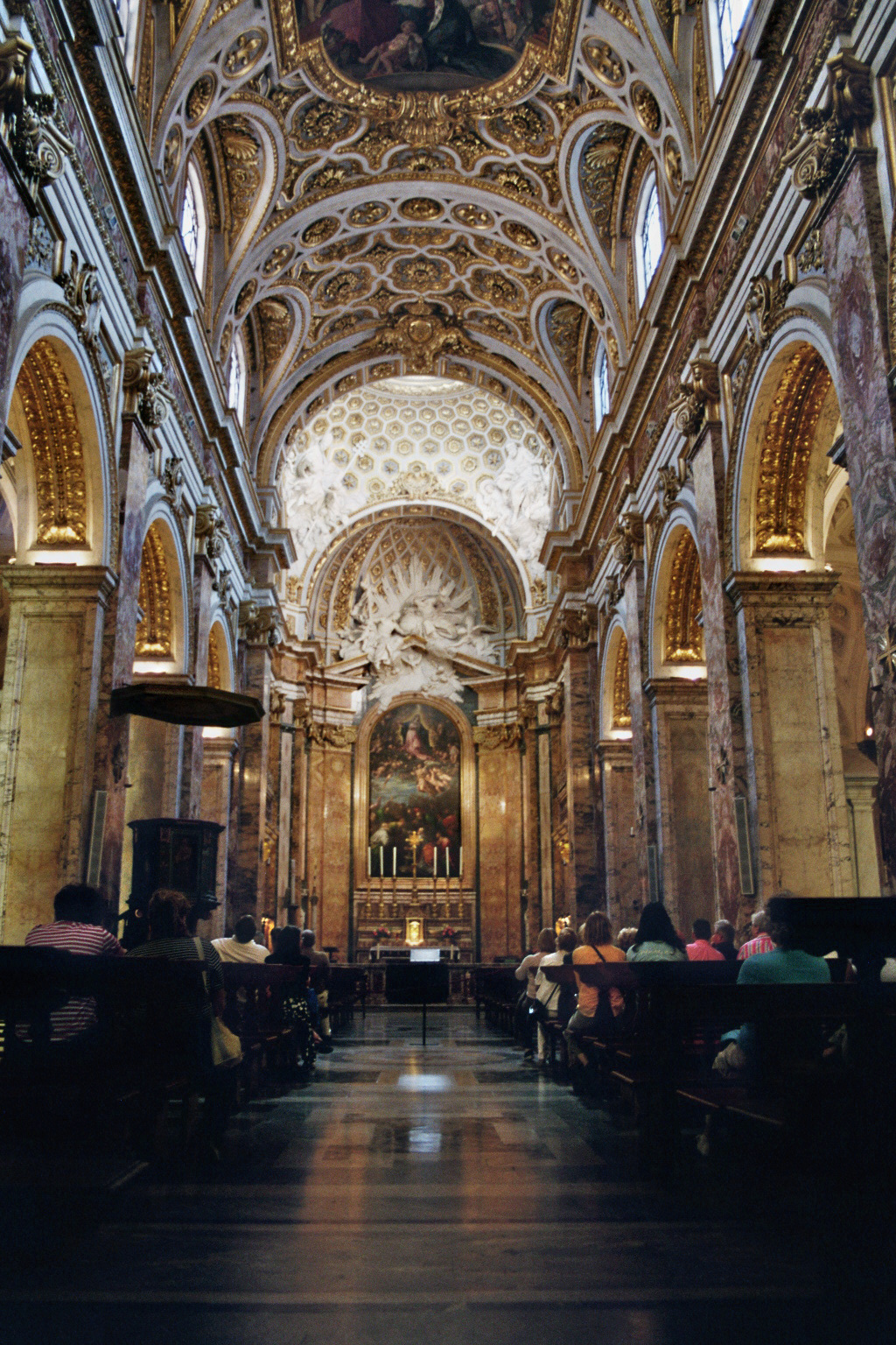 the Church of San Luigi dei Francesi, Rome. Photo by @erskinec