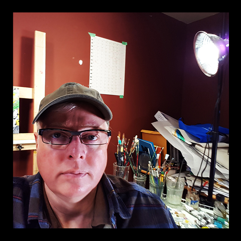 Studio Work, Chris Erskine - Urban Landscape Artist