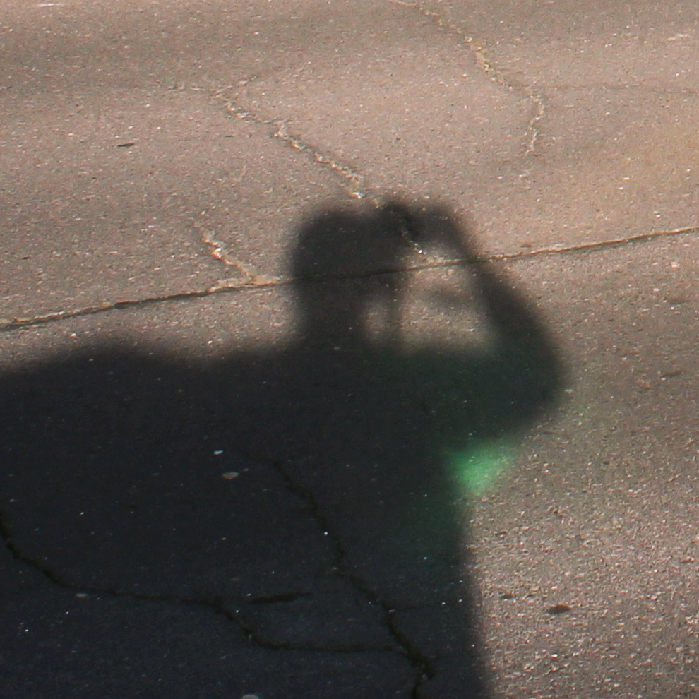 shadow selfie